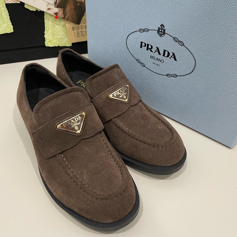 Prada Women's Brown Loafers